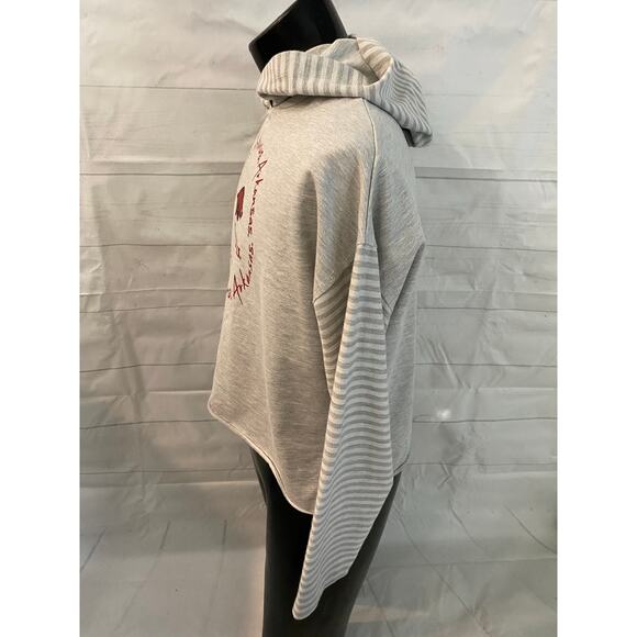 ARKANSAS RAZORBACKS/ Nike Cropped Hoodie Sweatshirt- Women’s LARGE - Picture 5 of 6